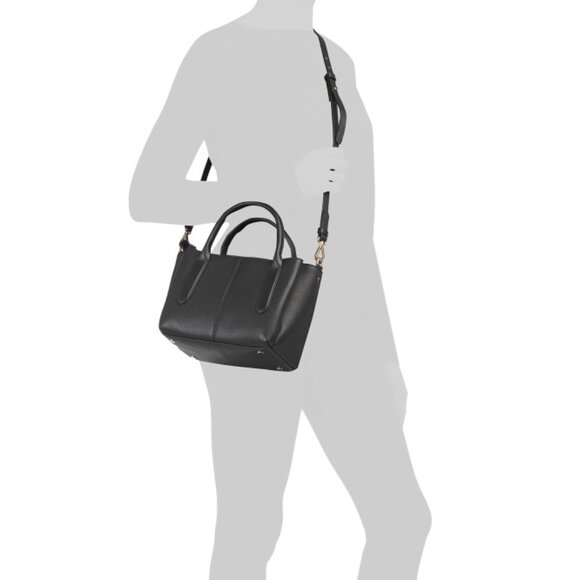 RADLEY LONDON Black Leather Hillgate Place Small Grab Satchel - Picture 2 of 2